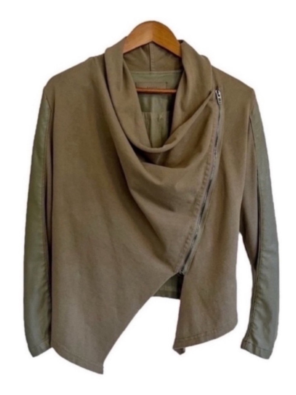 BlankNYC Moto Jacket Style #30M-9027MX Size XS Crossbody Zip Faux Leather